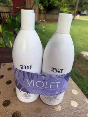 SURFACE Violet Blonde Toning Shampoo & Conditioner 33.8 oz DUO Set~$165 MSRP NEW